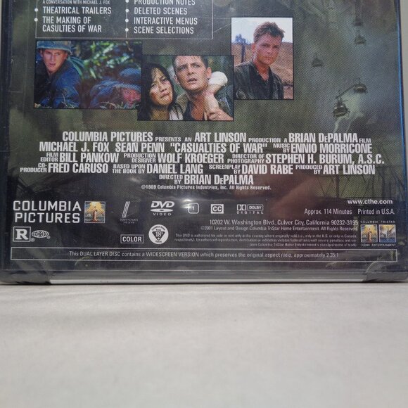 CASUALTIES OF WAR / New DVD / Bonus Special Features - Picture 5 of 7